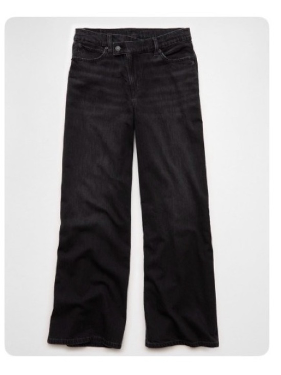 American Eagle Outfitters Denim - American Eagle Black Straight-Leg Jeans